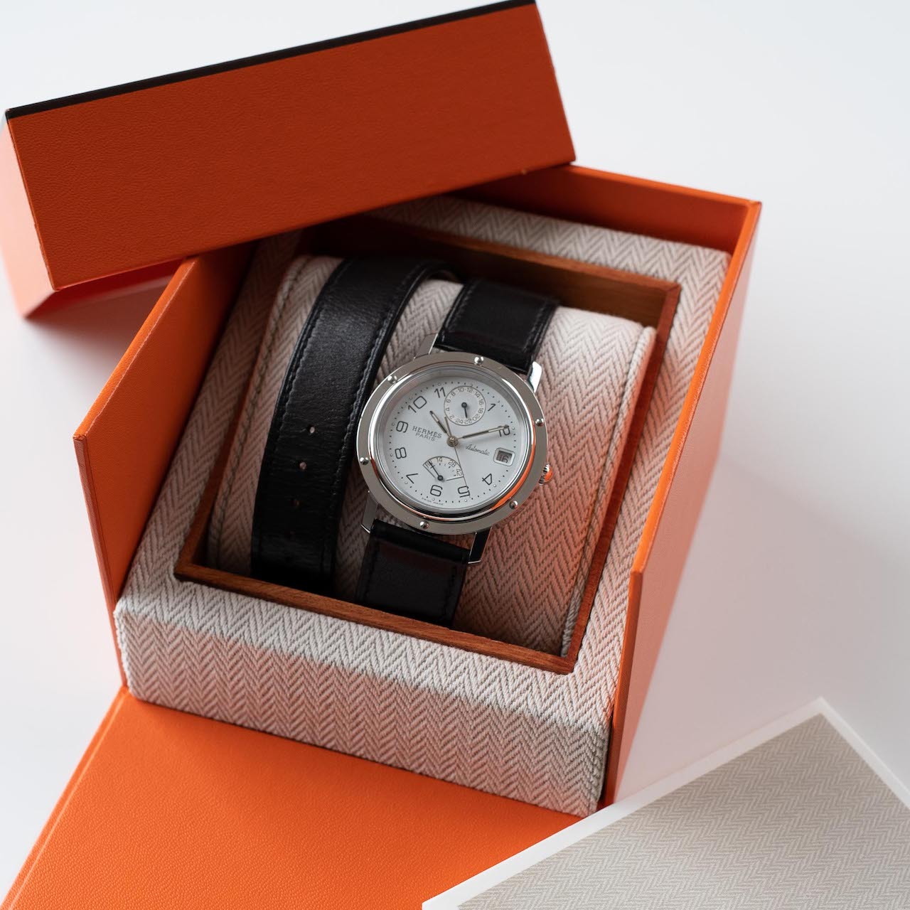 Hermès CLIPPER GMT CL5.710 Double Tour Strap