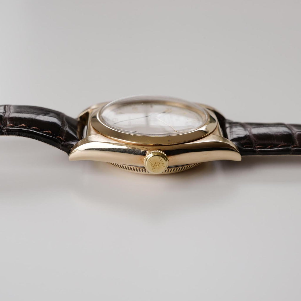 ROLEX OYSTER PERPETUAL "BUCHERER Wネーム" Bubble-Back Ref.3131 1946y