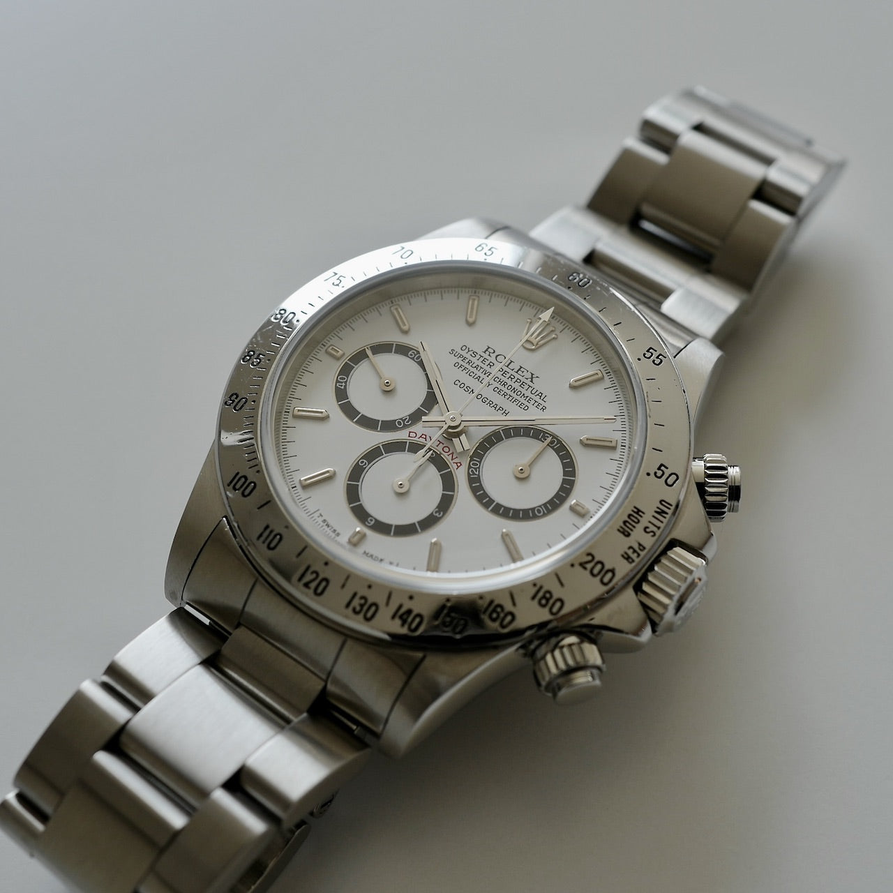 ROLEX DAYTONA Ref.16520R番"Floating Dial"200タキ段落ち1988y