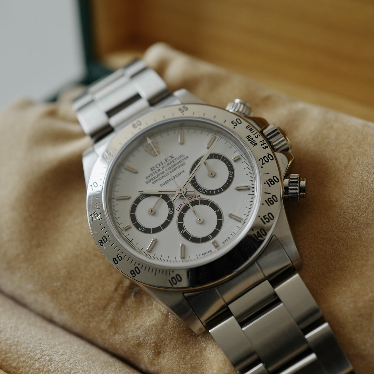 ROLEX DAYTONA Ref.16520R番"Floating Dial"200タキ段落ち1988y