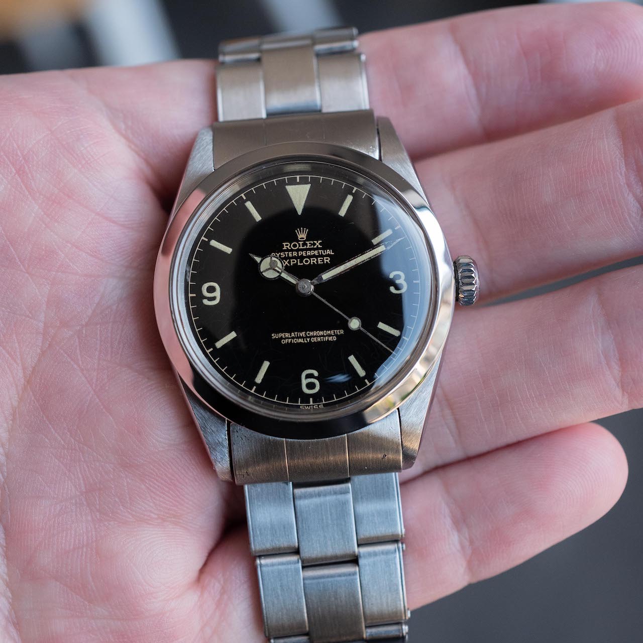 ROLEX EXPLORER 1 "Gilt Dial" Ref.1016 1962-63y