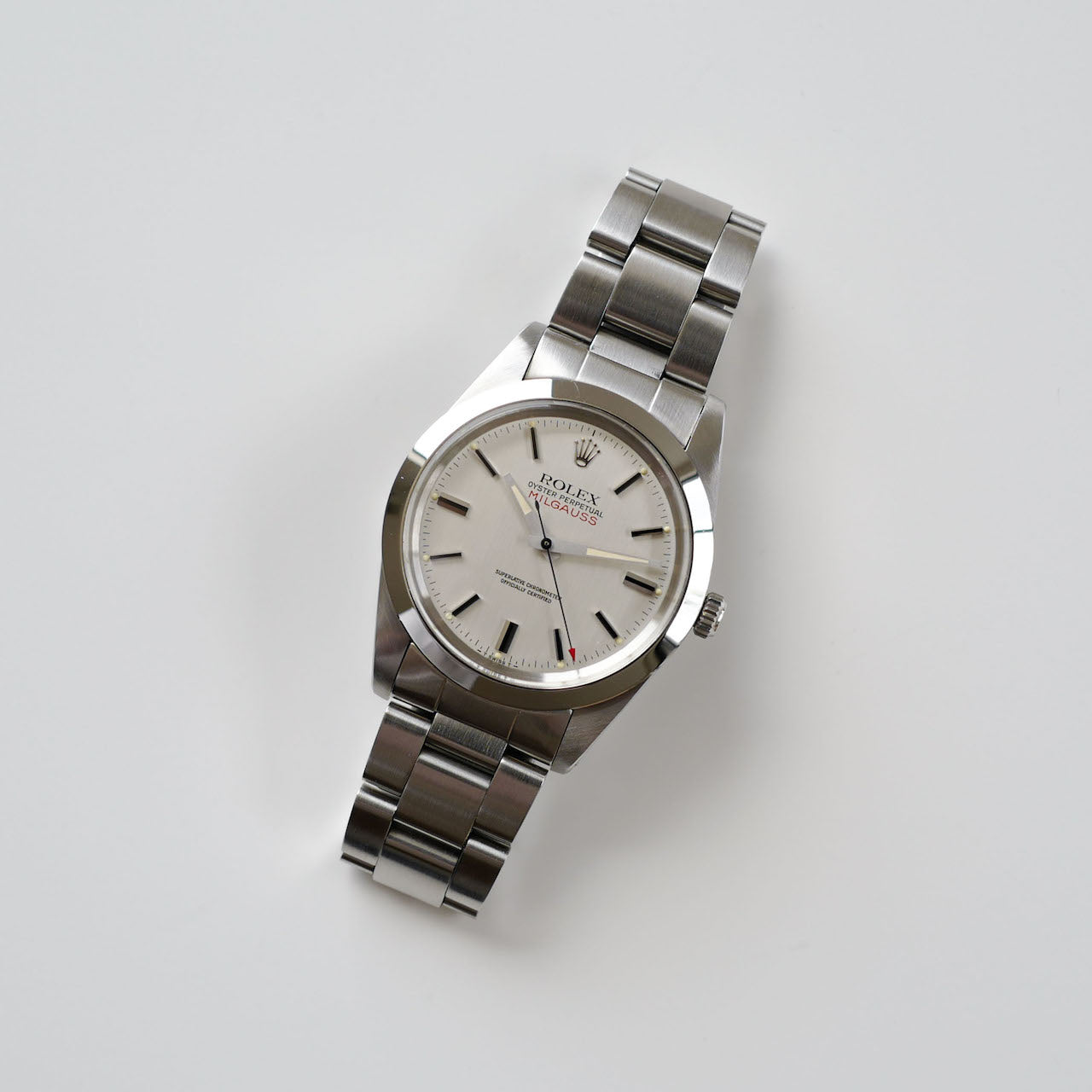 ROLEX MILGAUSSミルガウスRef.1019 Silver dial 後期モデル MINT 1980y