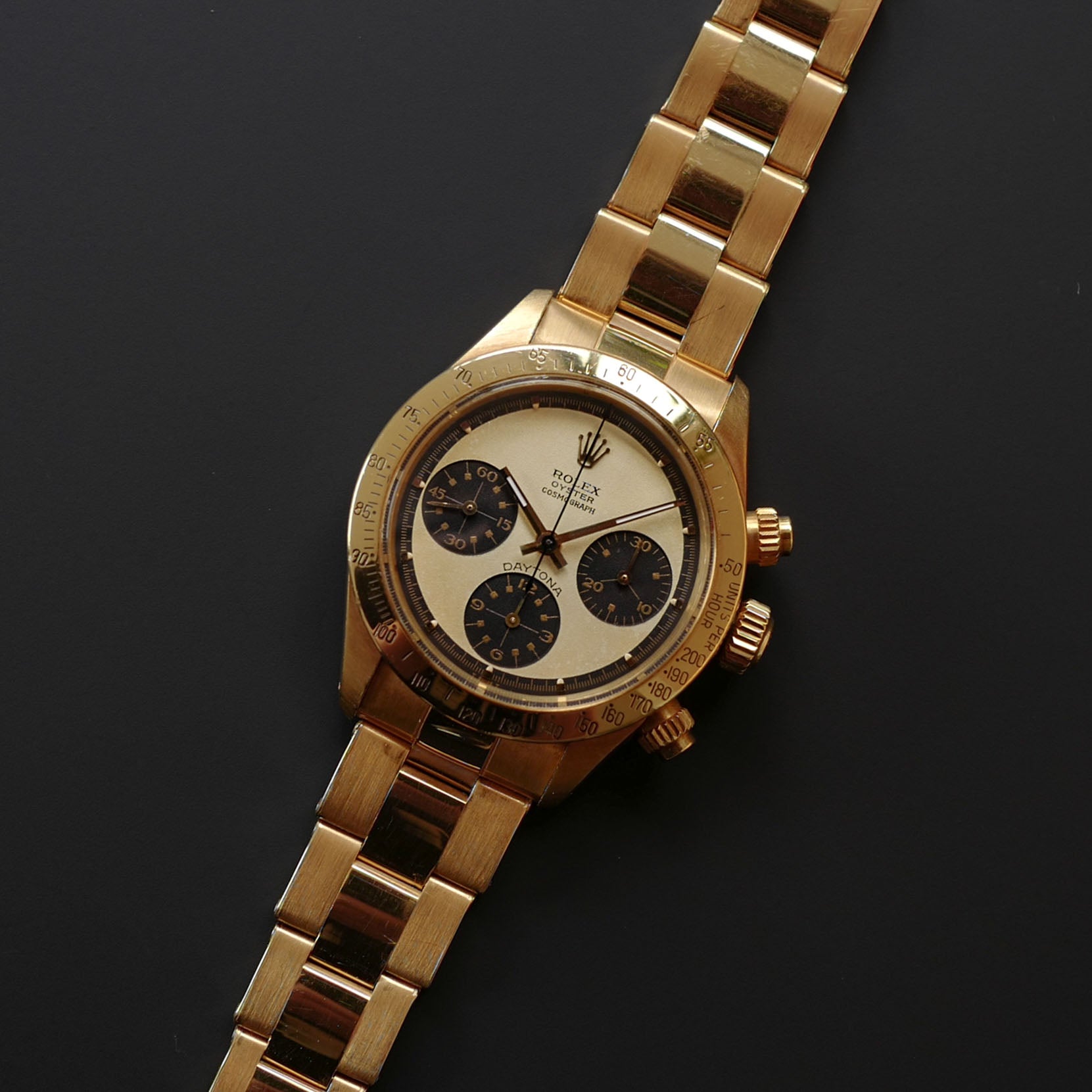 ROLEX DAYTONA "LEMON" Ref.6265/8 18K Yellow Gold 1979y