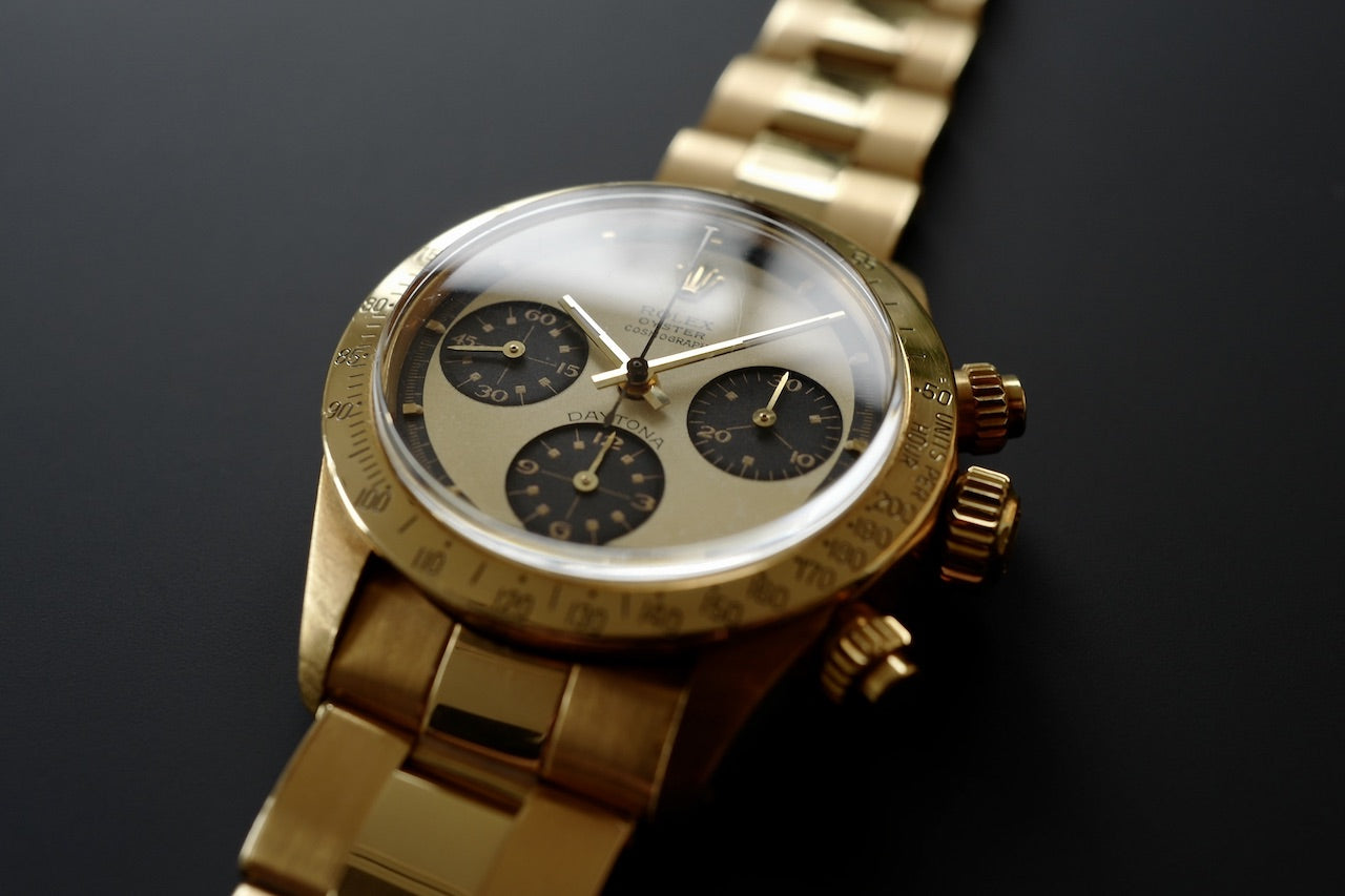 ROLEX DAYTONA "LEMON" Ref.6265/8 18K Yellow Gold 1979y