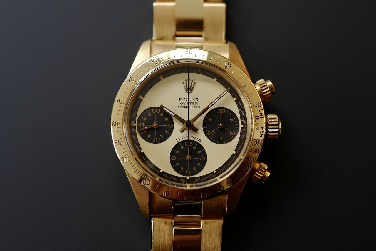 ROLEX DAYTONA "LEMON" Ref.6265/8 18K Yellow Gold 1979y