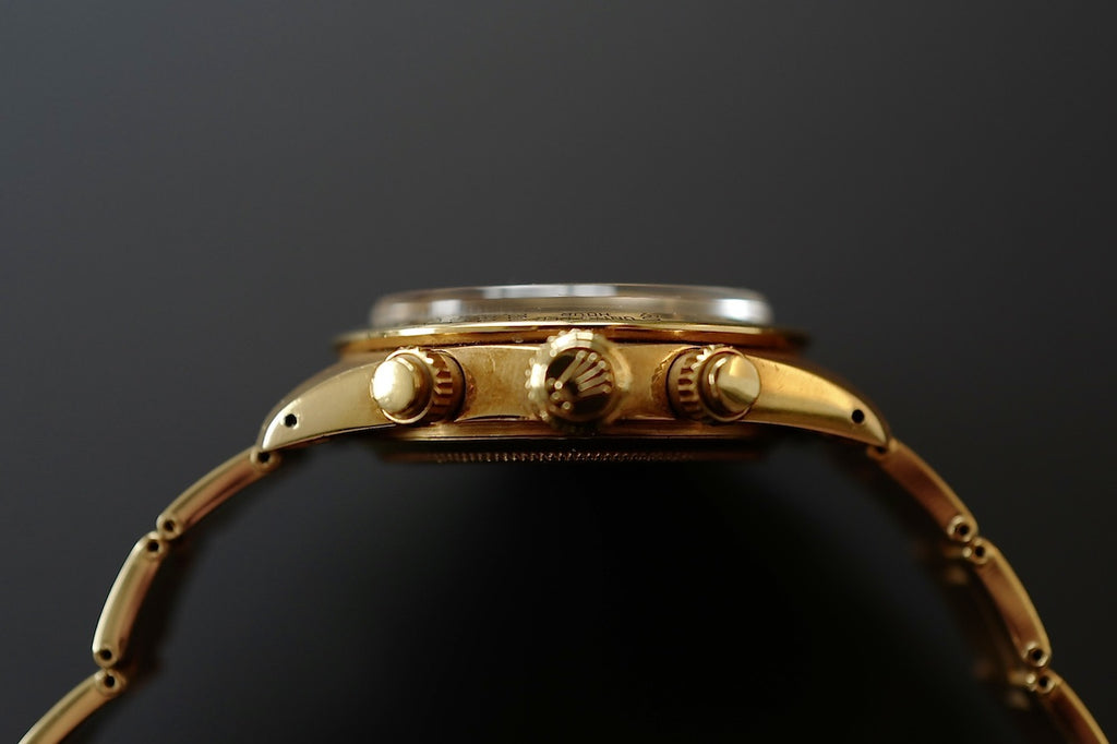 ROLEX DAYTONA "LEMON" Ref.6265/8 18K Yellow Gold 1979y