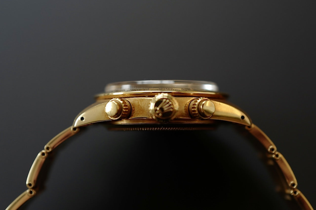 ROLEX DAYTONA "LEMON" Ref.6265/8 18K Yellow Gold 1979y