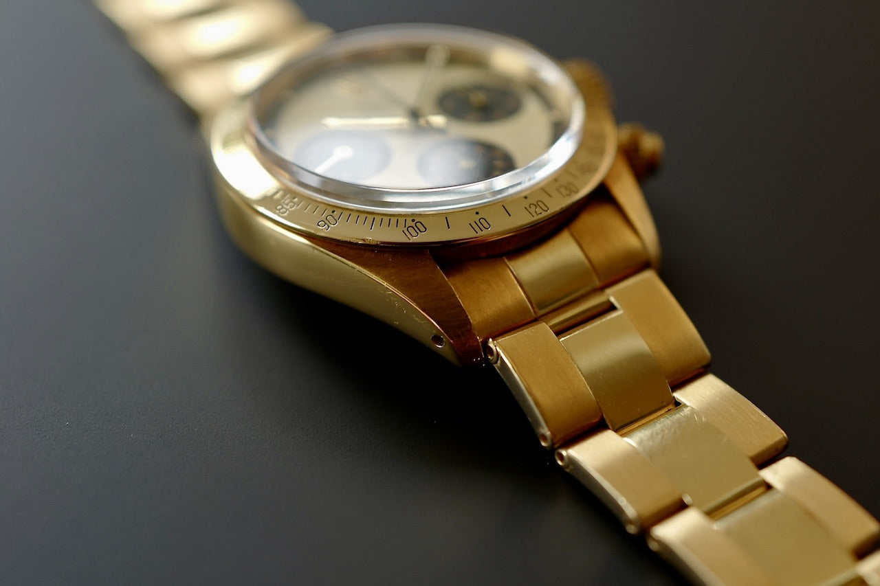 ROLEX DAYTONA "LEMON" Ref.6265/8 18K Yellow Gold 1979y