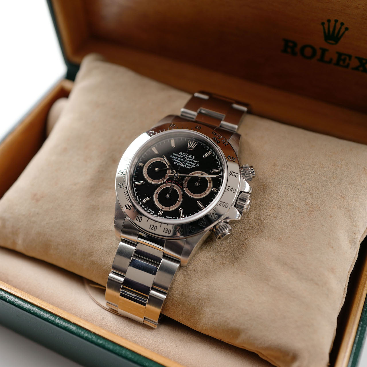 ROLEX DAYTONA "PATRIZZI Dial"  逆6 S8番 Ref.16520 1993y 国際保証書