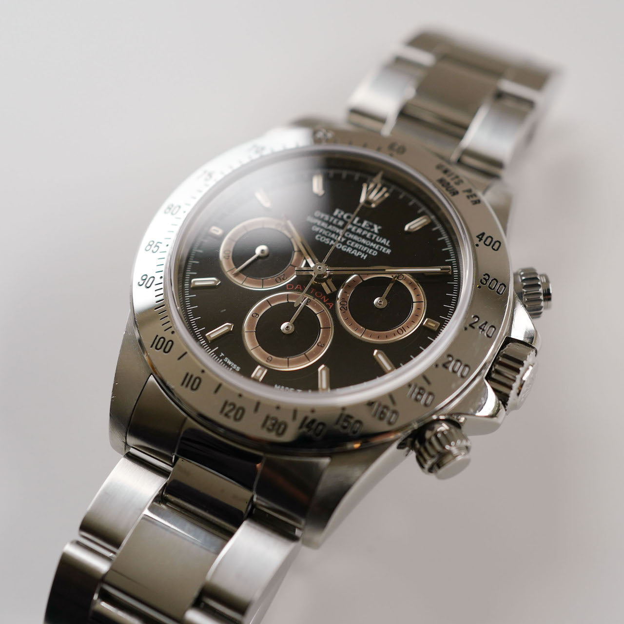 ROLEX DAYTONA "PATRIZZI Dial"  逆6 S8番 Ref.16520 1993y 国際保証書