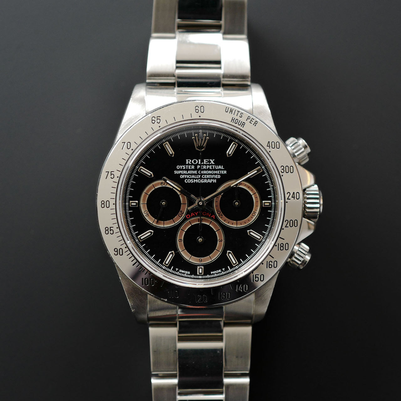 ROLEX DAYTONA "PATRIZZI Dial"  逆6 S8番 Ref.16520 1993y 国際保証書