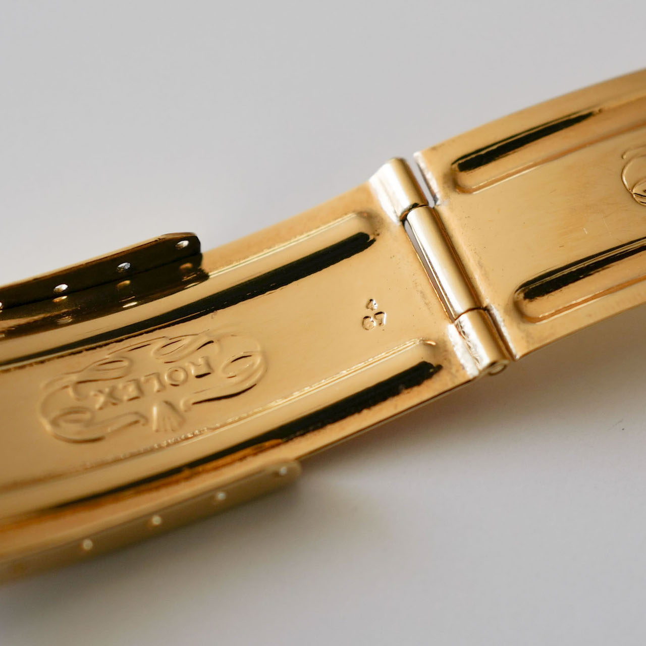 ROLEX DAY-DATE "Gilt Dial, Center Split" 18k Yellow Gold Ref.1803 1967y