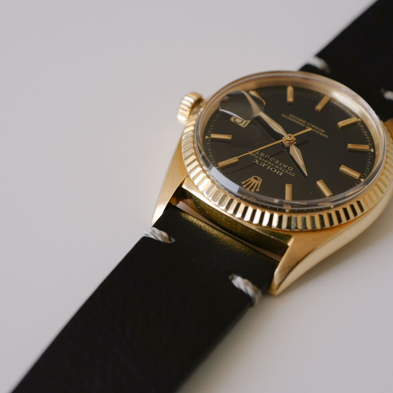 ROLEX DATE-JUST "Gilt Dial" 18K Yellow Gold Ref.1601/8 1964y