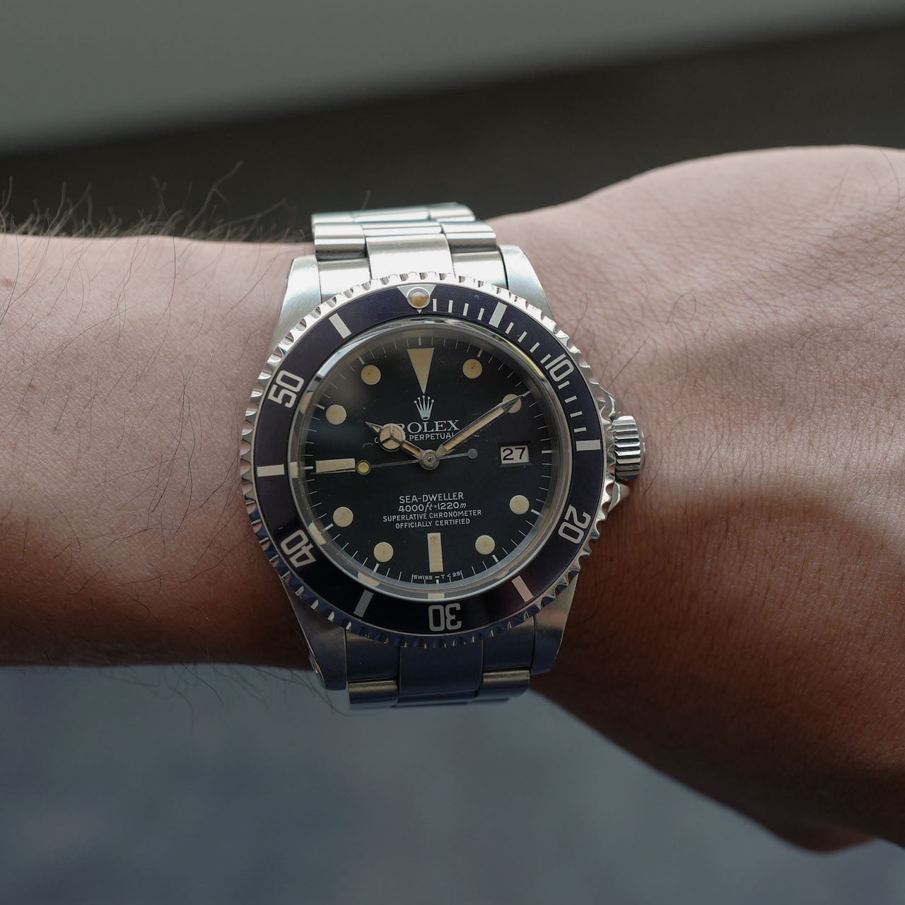 ロレックス/シードゥエラー/トリプルシックス/ROLEX SEA-DWELLER "Triple 6 フチ無し" Ref.16660 1980y