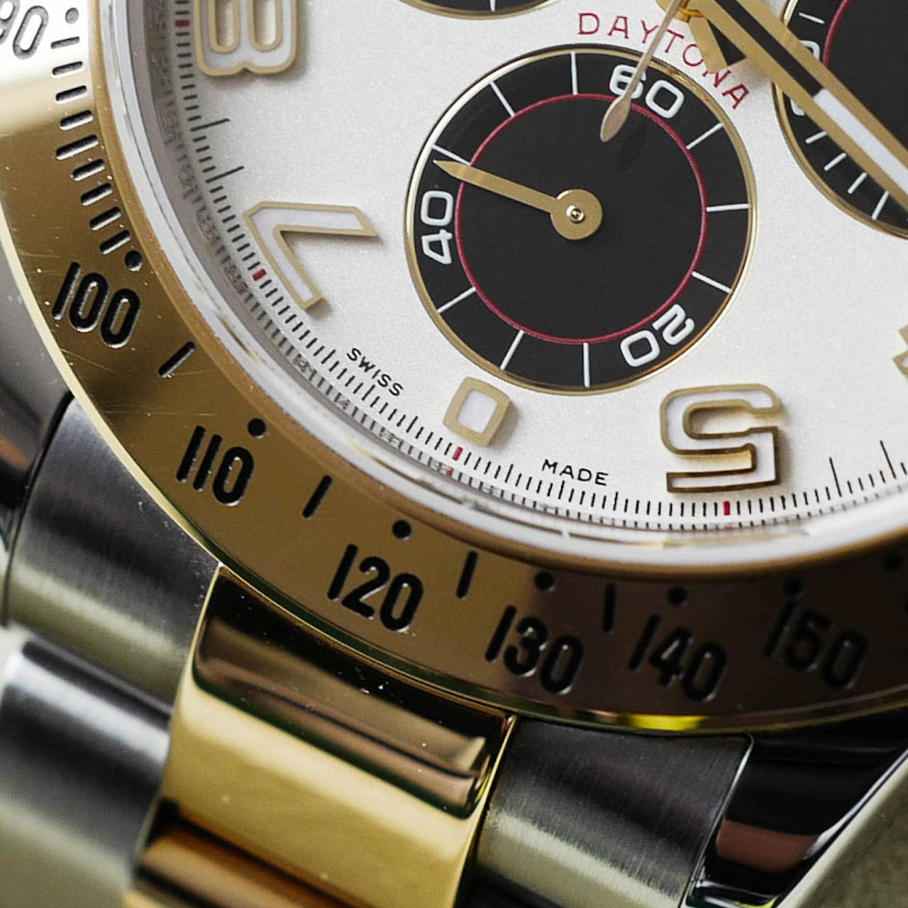 ROLEX DAYTONA "Panda" 18K YG Ref.116523 Full Set