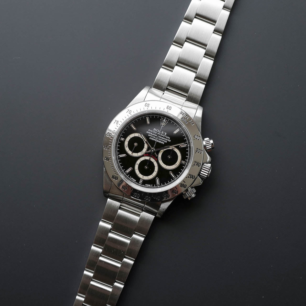 ROLEX DAYTONA Ref.16520N "Invert 6" Single buckle all tritium 1991y