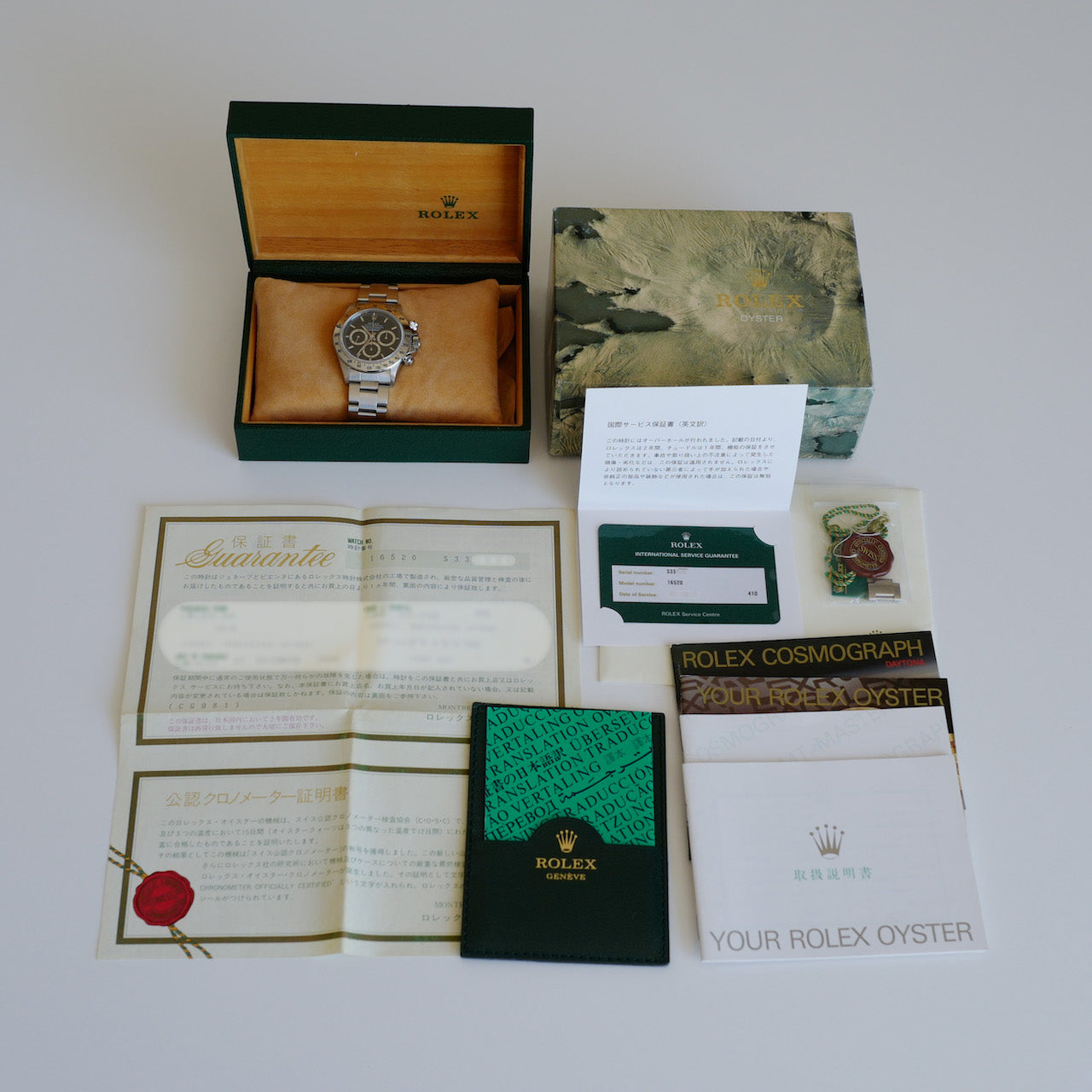 ROLEX Zenith Daytona Ref.16520S Single Buckle 1993y Full Set
