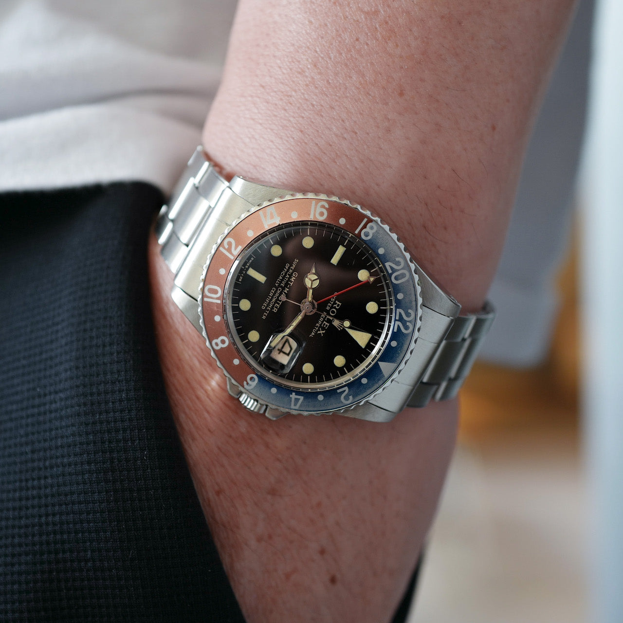 ROLEX GMT-Master Ref.1675 "GILT Dial" 1966y-67y ミラー