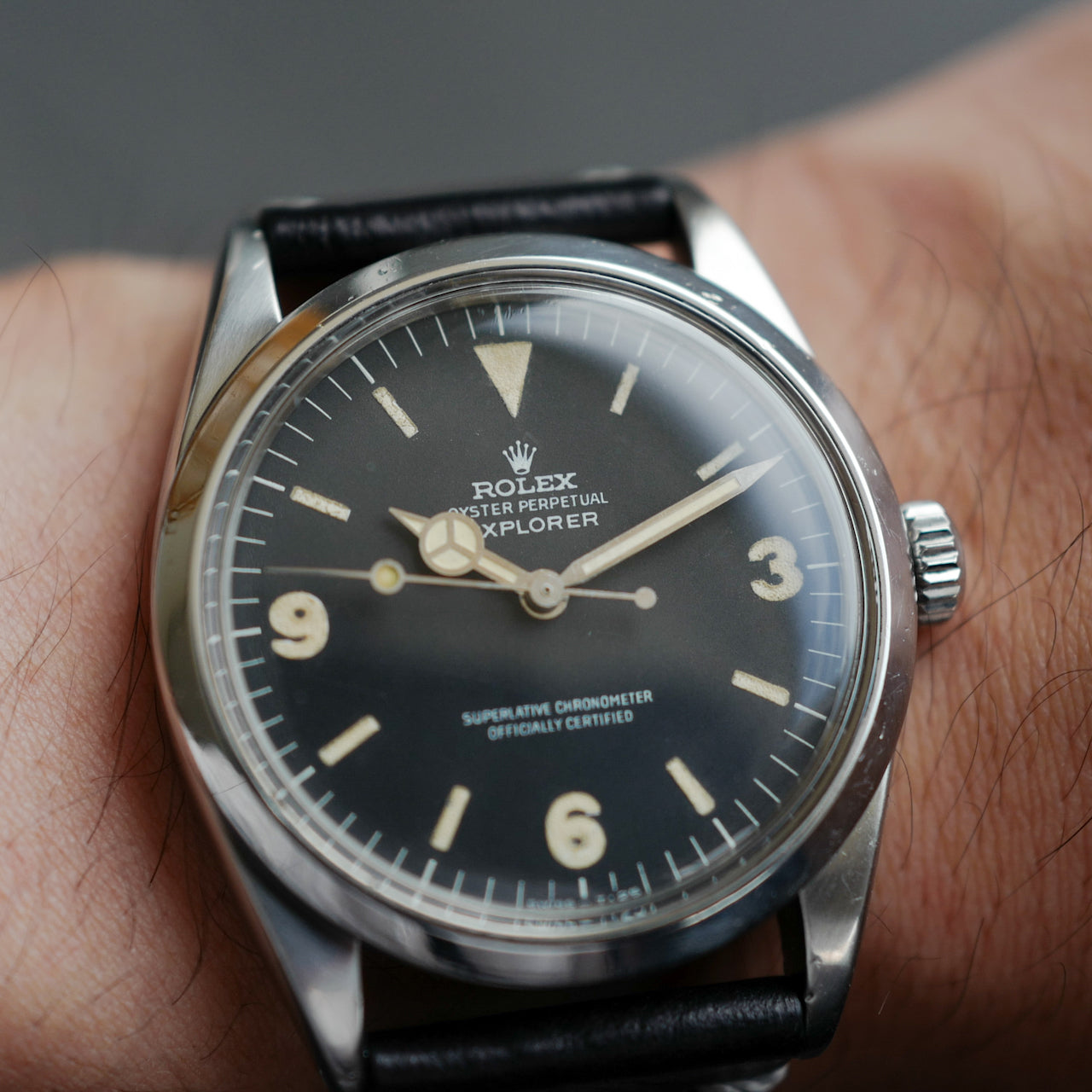 ロレックス/エクスプローラー1/マットダイアル/メガファット/ROLEX EXPLORER1 Ref.1016 "MEGA FAT" Mark1 1967-68y