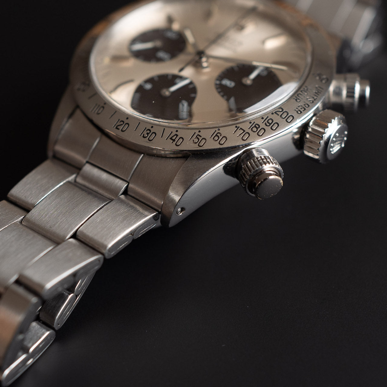 ロレックス/デイトナ/Ref.6265/マーク１シルバー/表記なし/ROLEX DAYTONA Ref.6265 Mark1 Silver Dial 1972y