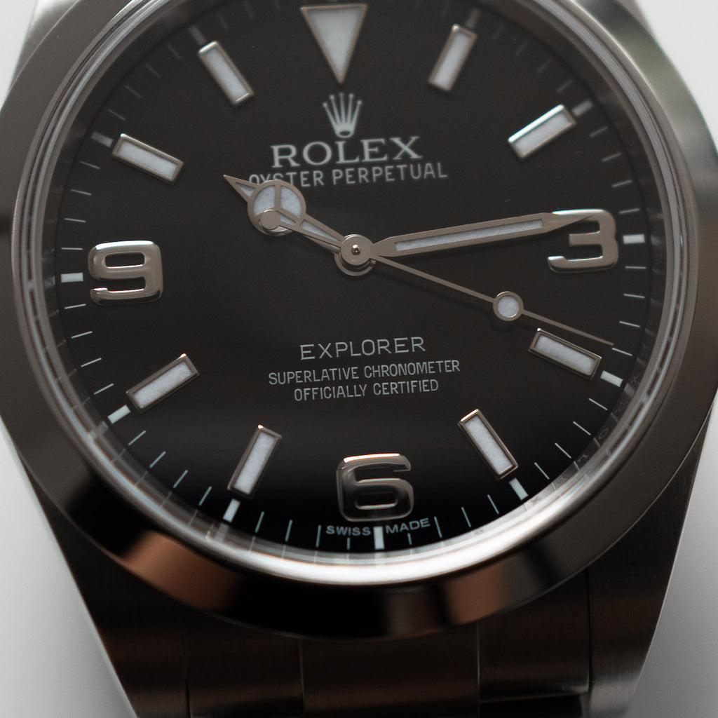 ROLEX EXPLORER 1 Ref.214270-G "BLACK OUT" 39mm Full Set
