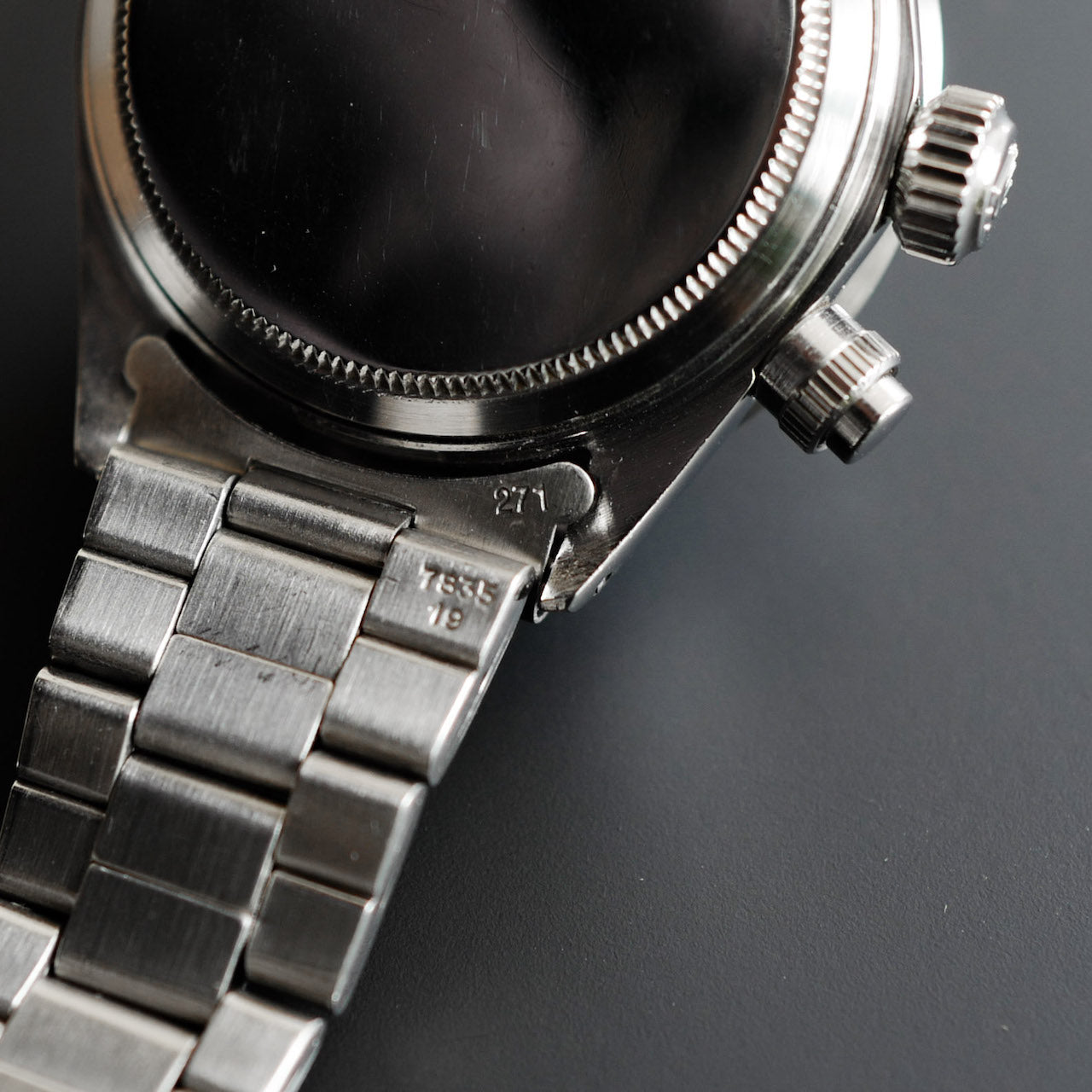 ロレックス/デイトナ/Ref.6265/マーク１シルバー/表記なし/ROLEX DAYTONA Ref.6265 Mark1 Silver Dial 1972y
