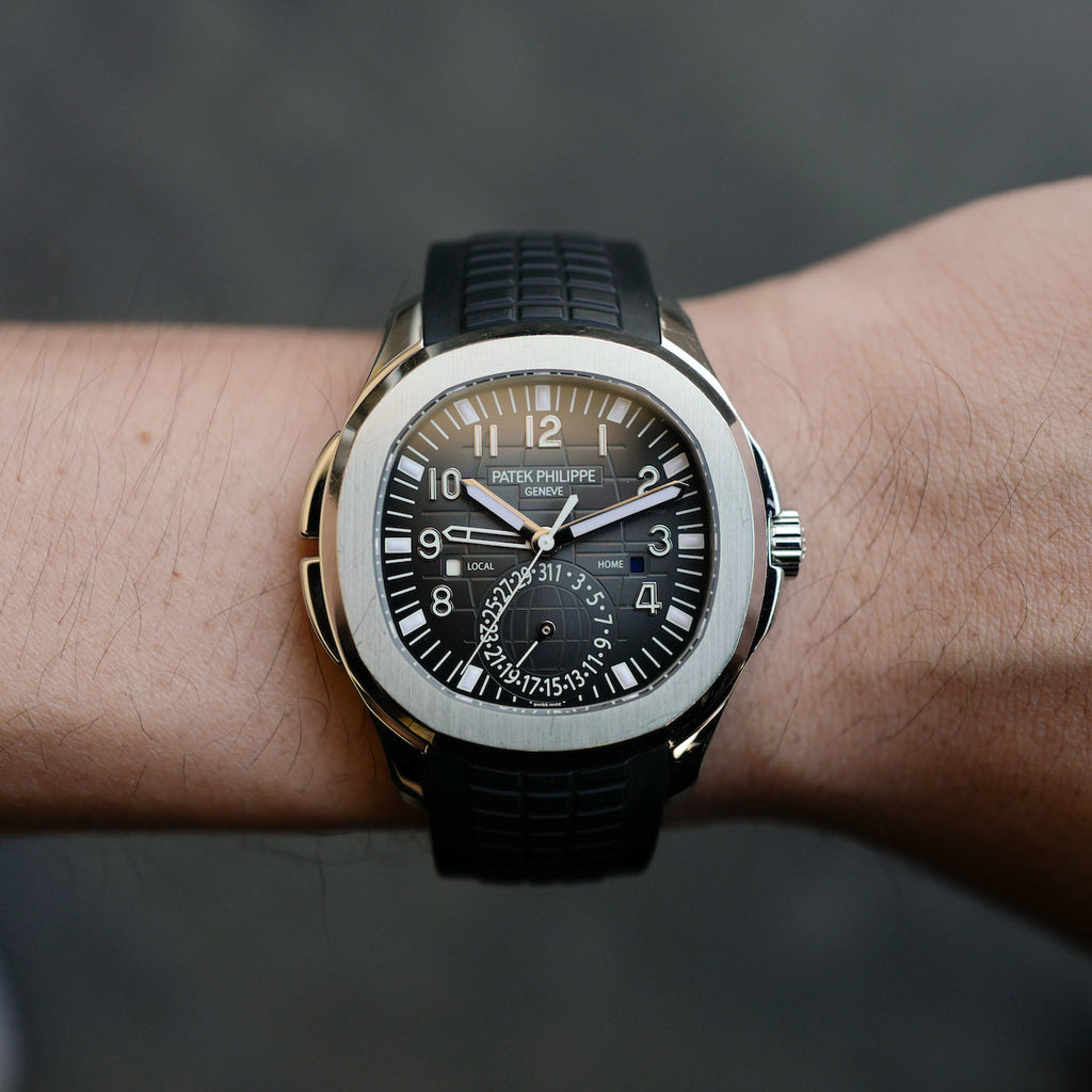 パテック フィリップ/アクアノート/トラベルタイム/PTAEK PHILIPPE AQUANAUT TRAVEL TIME Ref.5164A-001 FULL SET