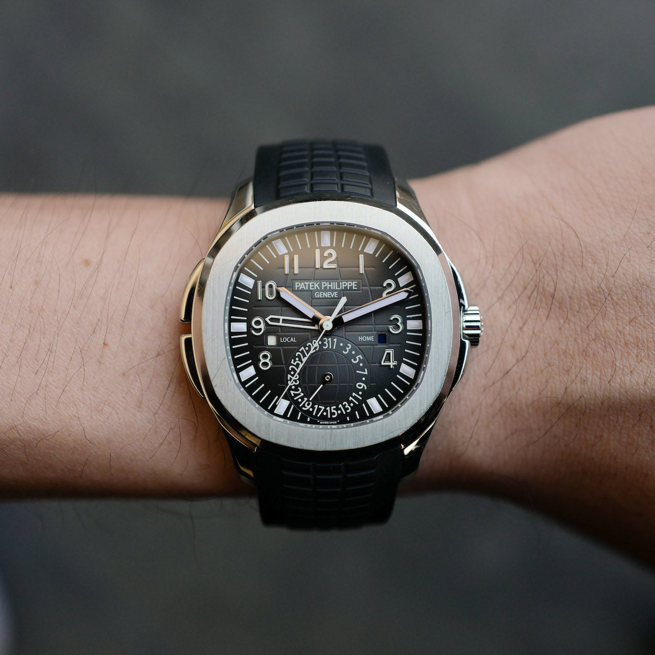 パテック フィリップ/アクアノート/トラベルタイム/PTAEK PHILIPPE AQUANAUT TRAVEL TIME Ref.5164A-001 FULL SET