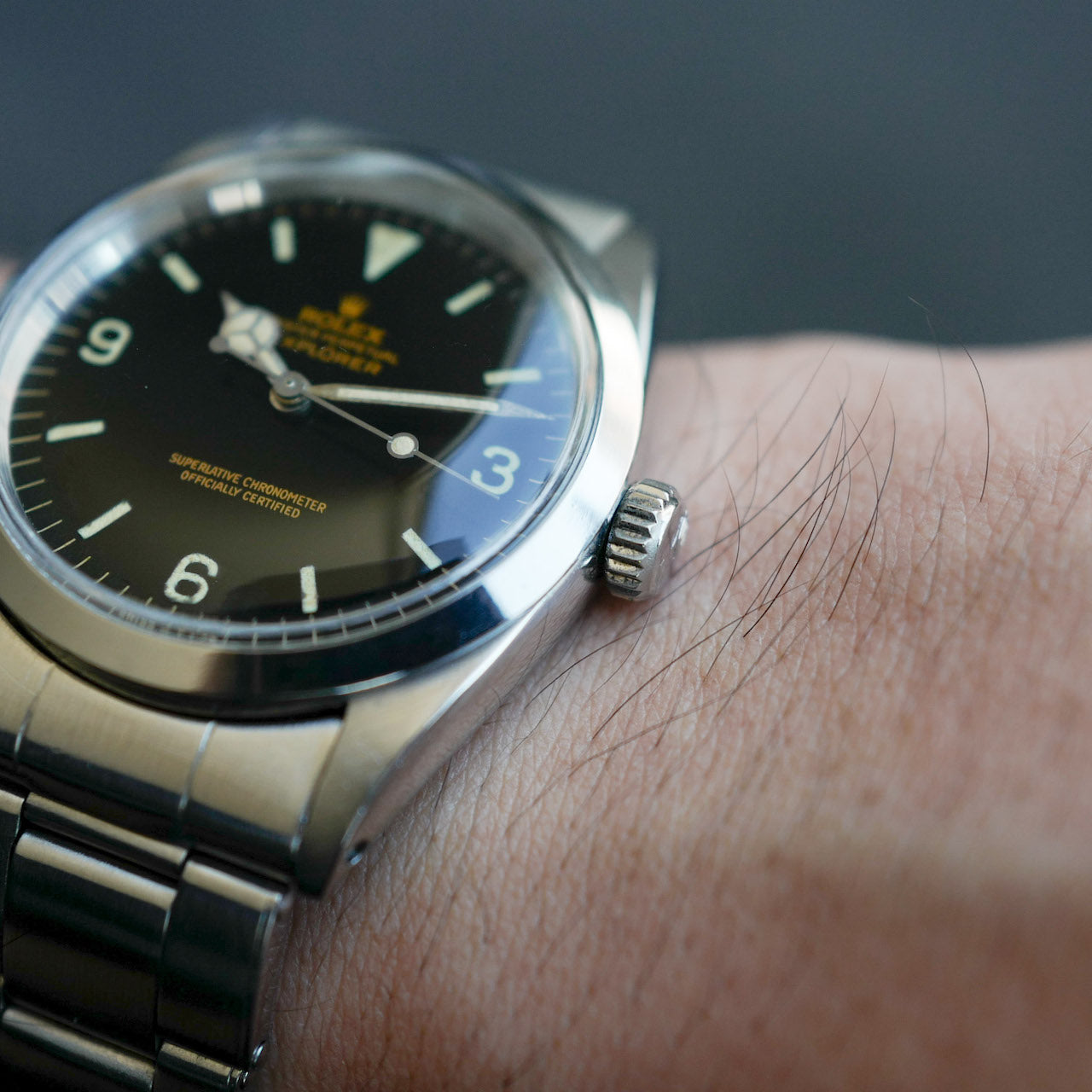 ロレックス/エクスプローラー１/ギルトダイヤル/ミラーダイヤル/ROLEX/EXPLORER1 Ref.1016 "GILT DIAL" 1965y