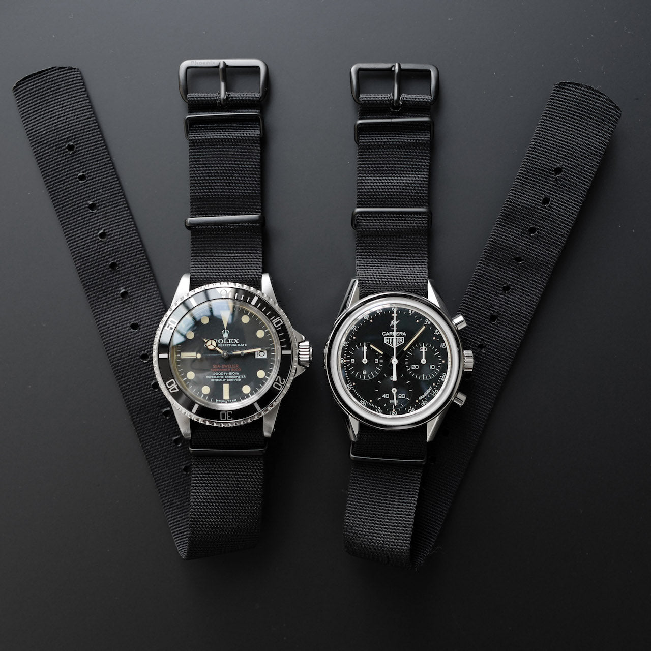 SOLD OUT...NATO G10 ストラップ/正規Phoenix社/マットブラック/NATO G10 MATTE BLACK STRAP 20MM FOR ROLEX SPORTS ETC,