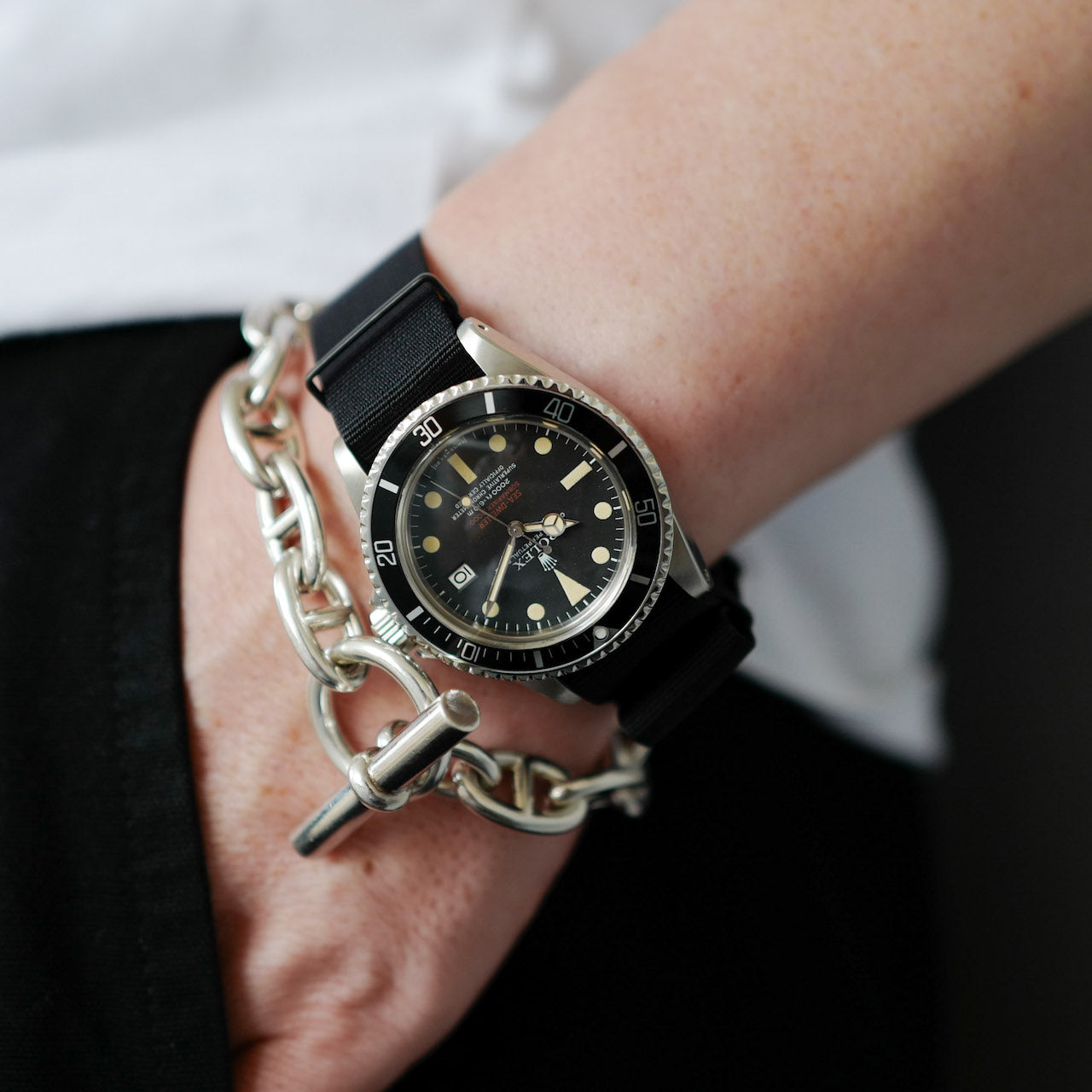 SOLD OUT...NATO G10 ストラップ/正規Phoenix社/マットブラック/NATO G10 MATTE BLACK STRAP 20MM FOR ROLEX SPORTS ETC,