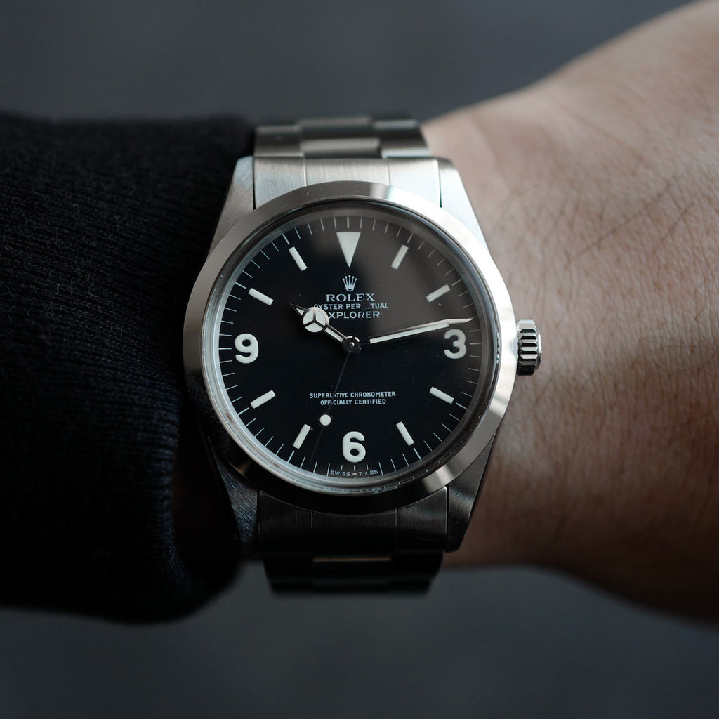 ロレックス/エクスプローラー1/ファットフォント/ROLEX EXPLORER 1 "Fat Font" フルセットRef.1016 R番 1988y MINT