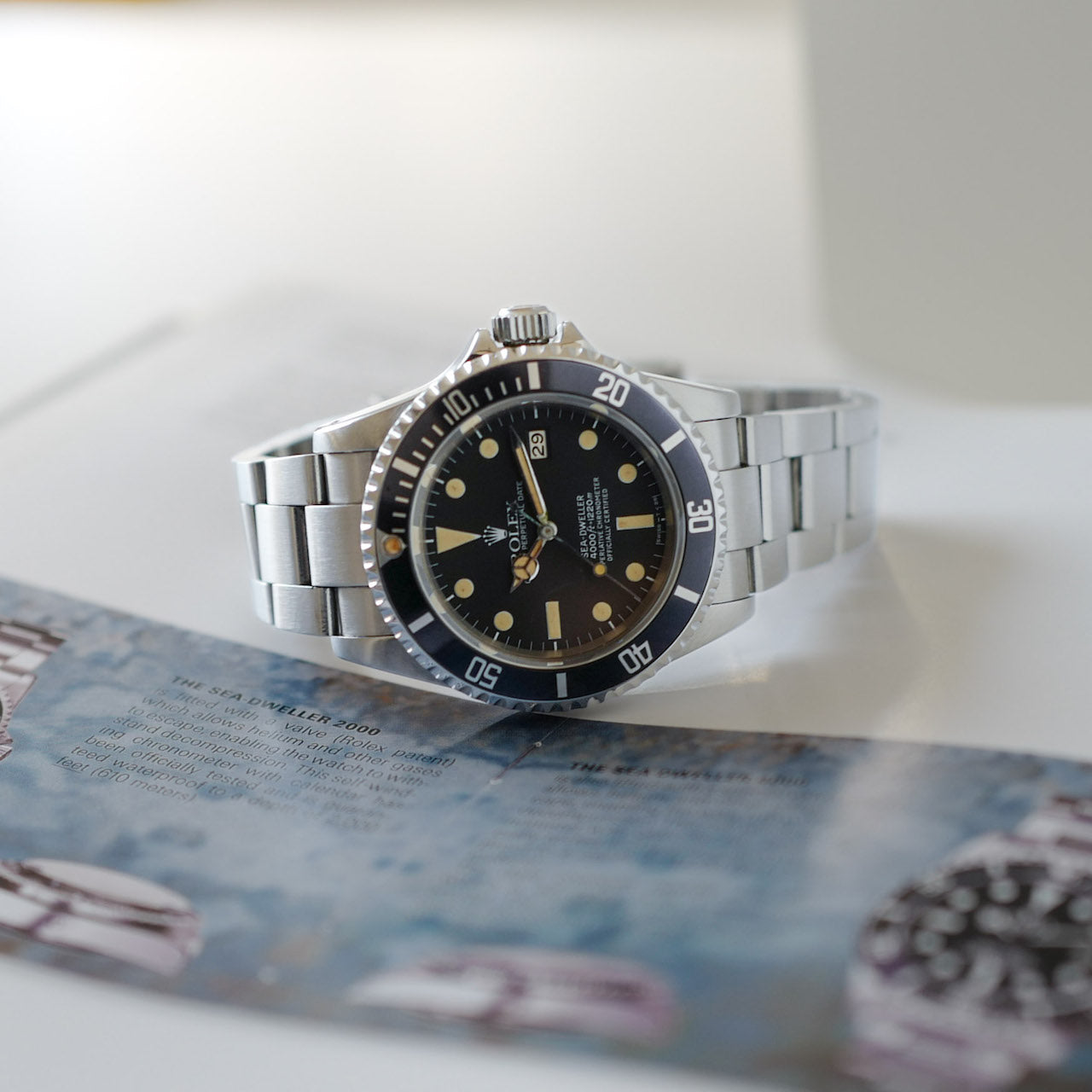 ロレックス/シードゥエラー/トリプルシックス/ROLEX SEA-DWELLER "Triple 6 フチ無し" Ref.16660 1980y