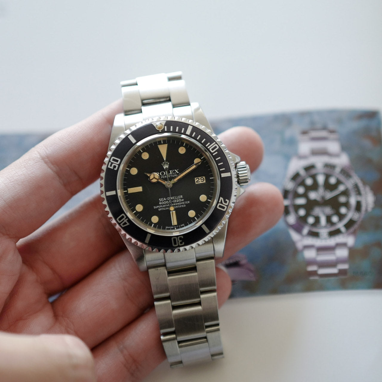 ロレックス/シードゥエラー/トリプルシックス/ROLEX SEA-DWELLER "Triple 6 フチ無し" Ref.16660 1980y