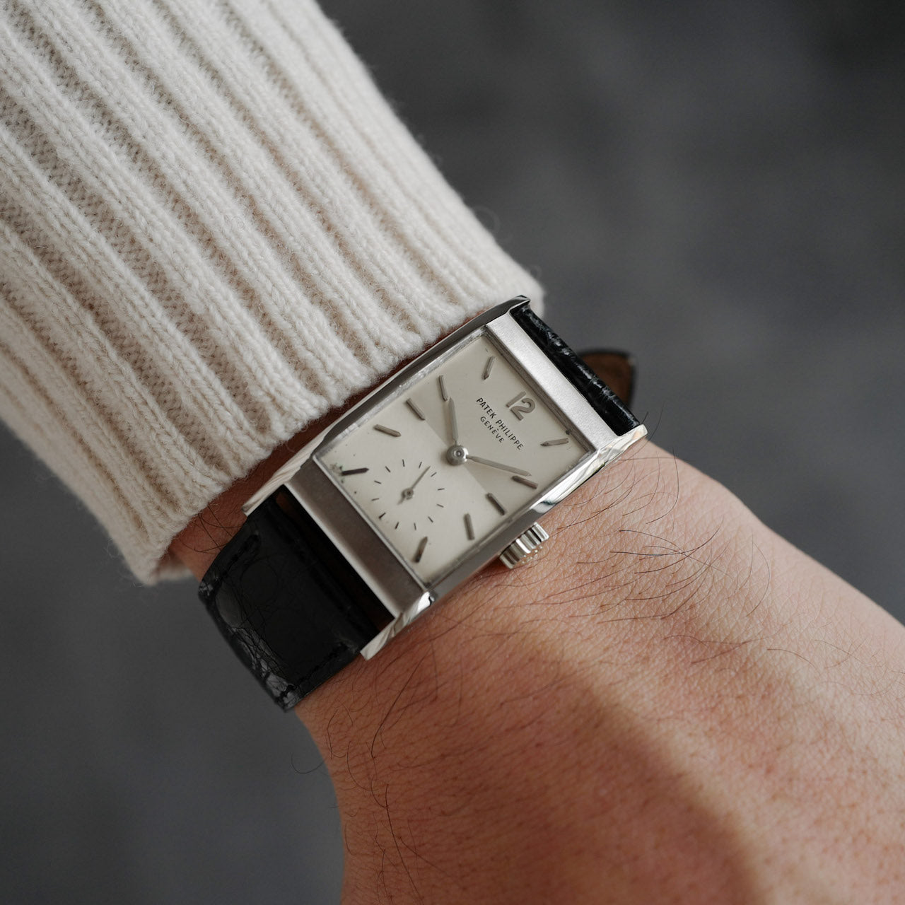 パテック・フィリップ/アワーグラス/18Kホワイトゴールド/PATEK PHILIPPE Ref.2461 "HOUR GLASS" 18KWG With Archive