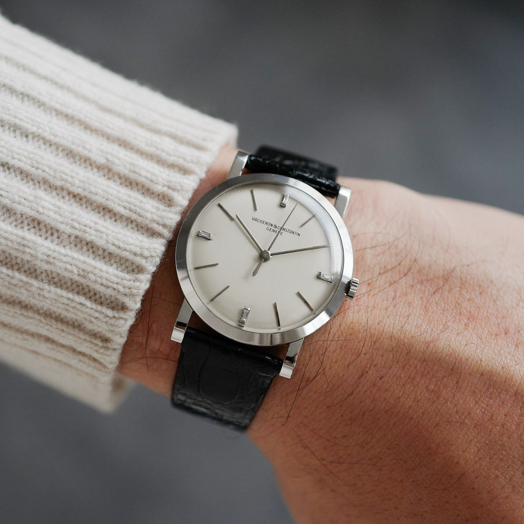 ヴァシュロン・コンスタンタン/ラウンド手巻き/プラチナケース/ダイヤモンドインデックス/VACHERON CONSTANTIN Ref.4824 Platinum 1950s