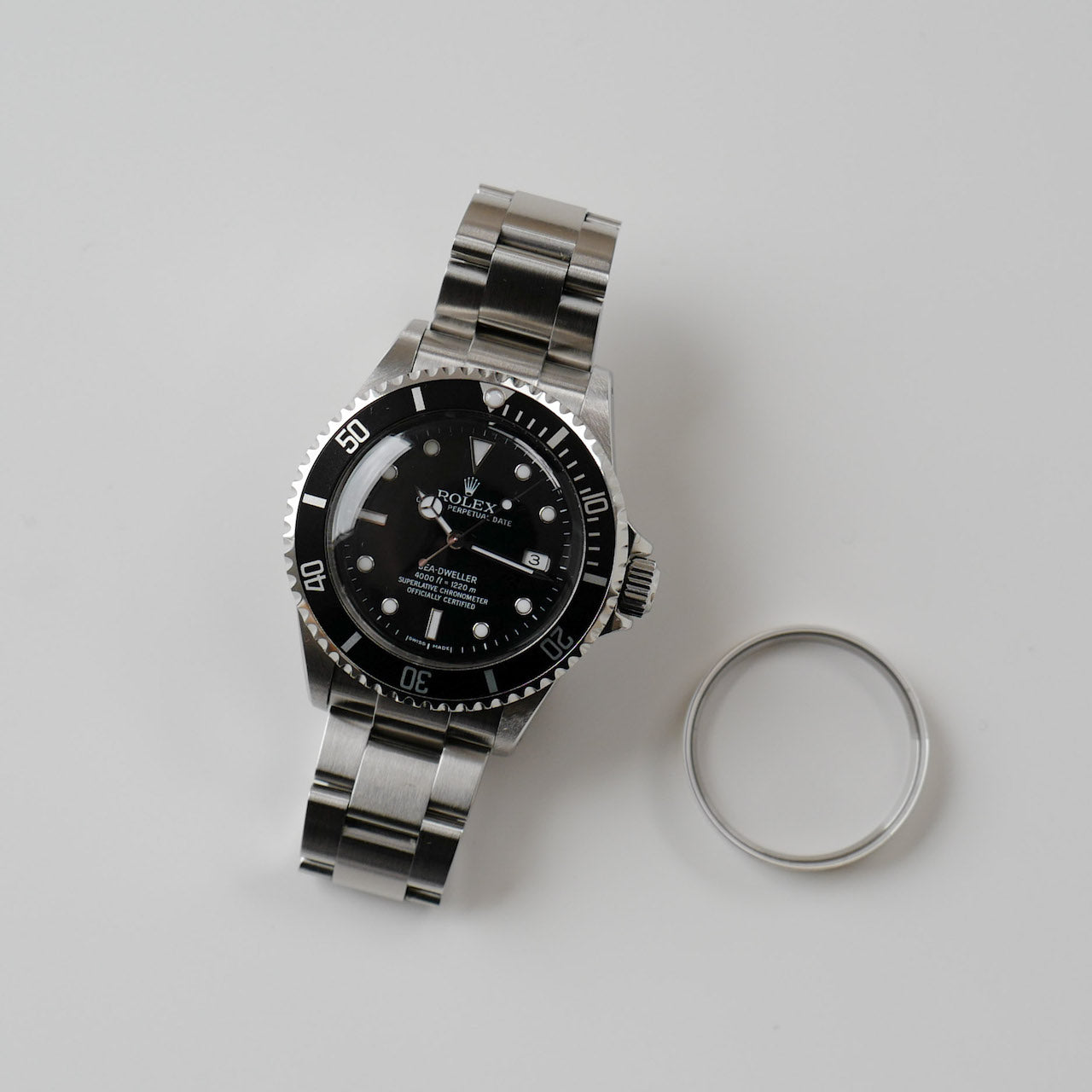 ロレックス/シードゥエラー/スーパードーム風防/国際保証書付き/ROLEX SEA-DWELLER Ref.16600 "SUPER DOME" with Paper