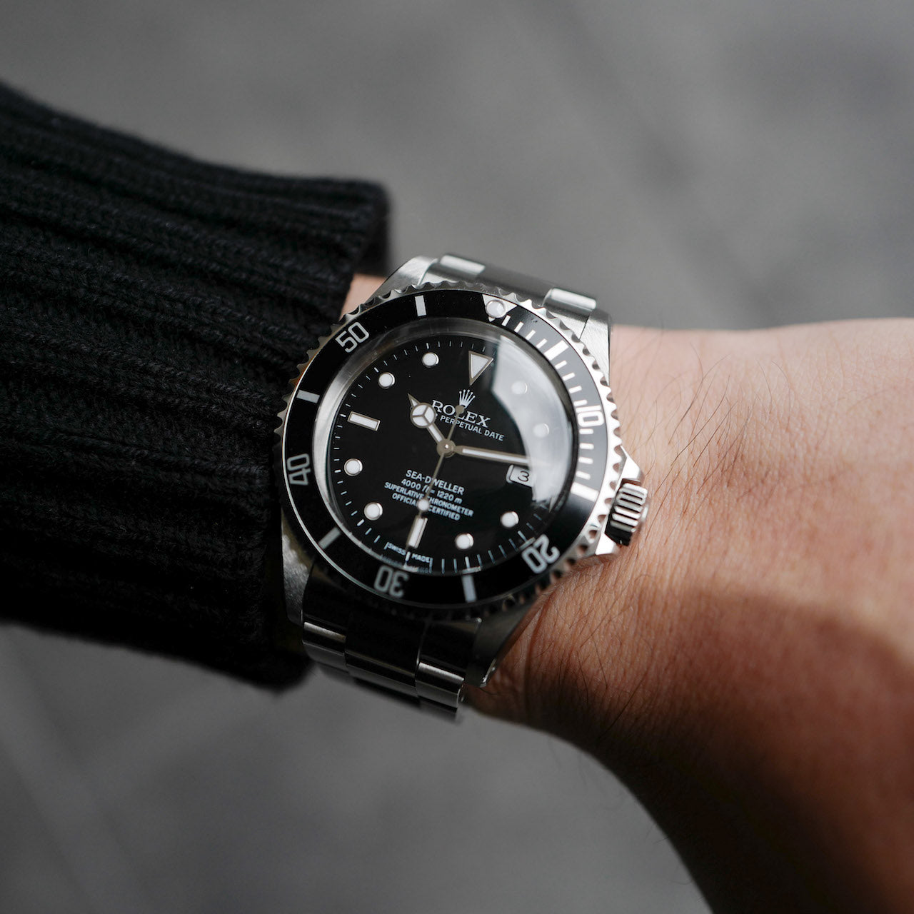 ロレックス/シードゥエラー/スーパードーム風防/国際保証書付き/ROLEX SEA-DWELLER Ref.16600 "SUPER DOME" with Paper