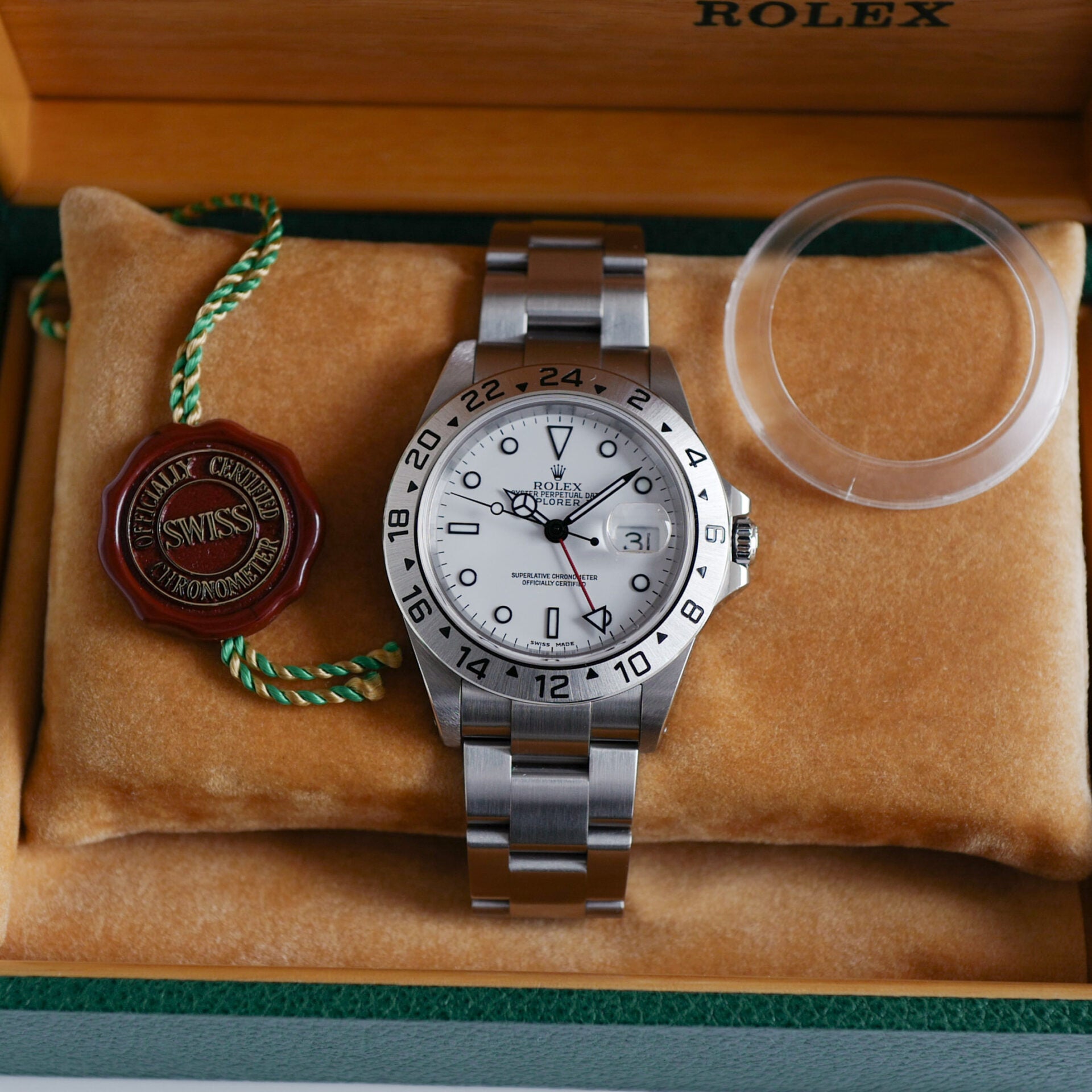 ロレックス/エクスプローラー 2/白文字盤/国内保証書付きフルセット/ROLEX EXPLORER 2 Ref.16570K "Polar" White Dial 2002 Full Set
