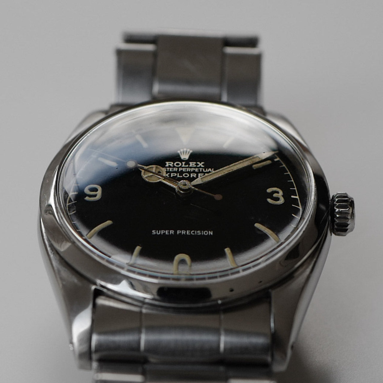 ロレックス/エクスプローラー1 /グロッシーミニッツミラー/6ドット/ROLEX EXPLORER 1 Ref.5504 "Gilt Dial, 6 Dot" 1959y