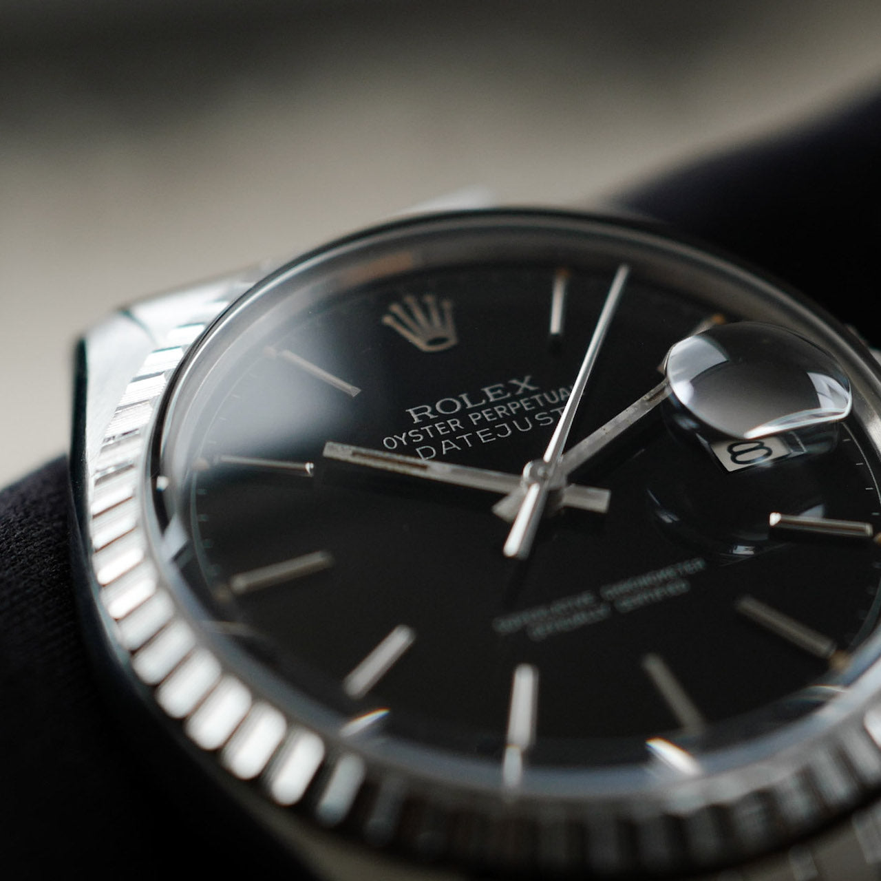ロレックス/デイトジャスト/グロス・ブラックダイヤル/シルバーレター/ROLEX DATE-JUST Ref.16030 "Gloss Black, Silver Letter" 1977y