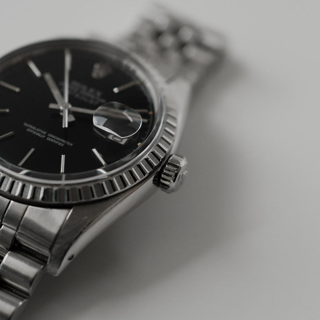ロレックス/デイトジャスト/グロス・ブラックダイヤル/シルバーレター/ROLEX DATE-JUST Ref.16030 "Gloss Black, Silver Letter" 1977y