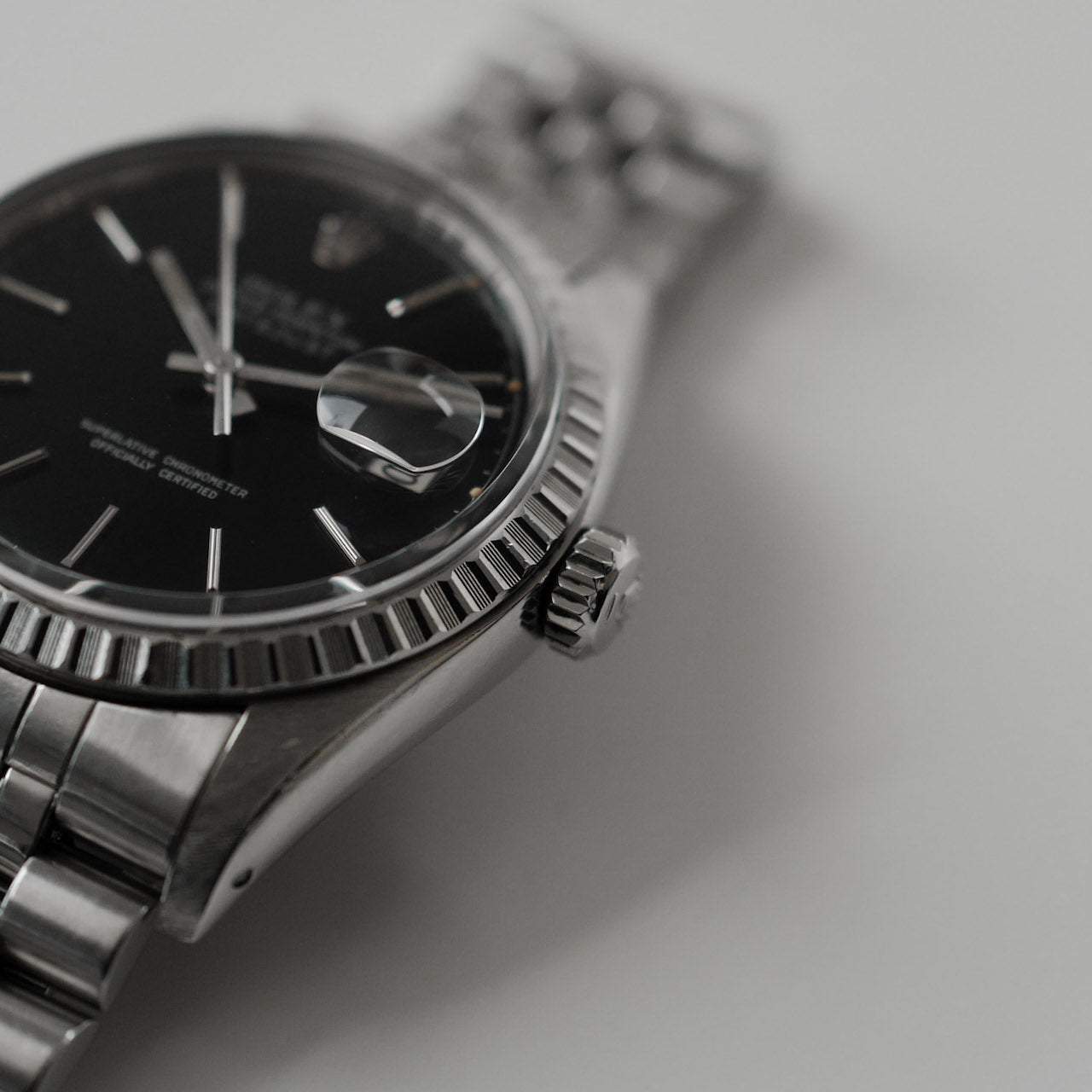 ロレックス/デイトジャスト/グロス・ブラックダイヤル/シルバーレター/ROLEX DATE-JUST Ref.16030 "Gloss Black, Silver Letter" 1977y