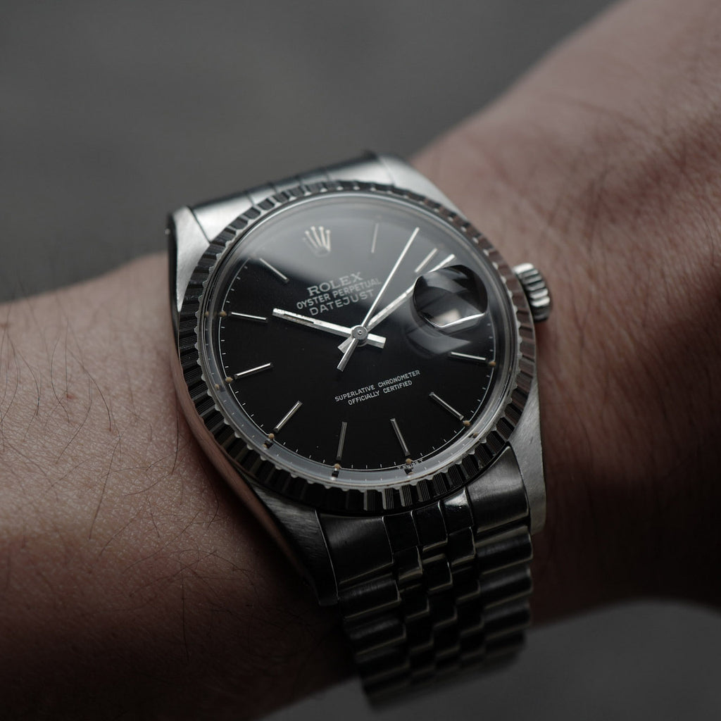 ロレックス/デイトジャスト/グロス・ブラックダイヤル/シルバーレター/ROLEX DATE-JUST Ref.16030 "Gloss Black, Silver Letter" 1977y