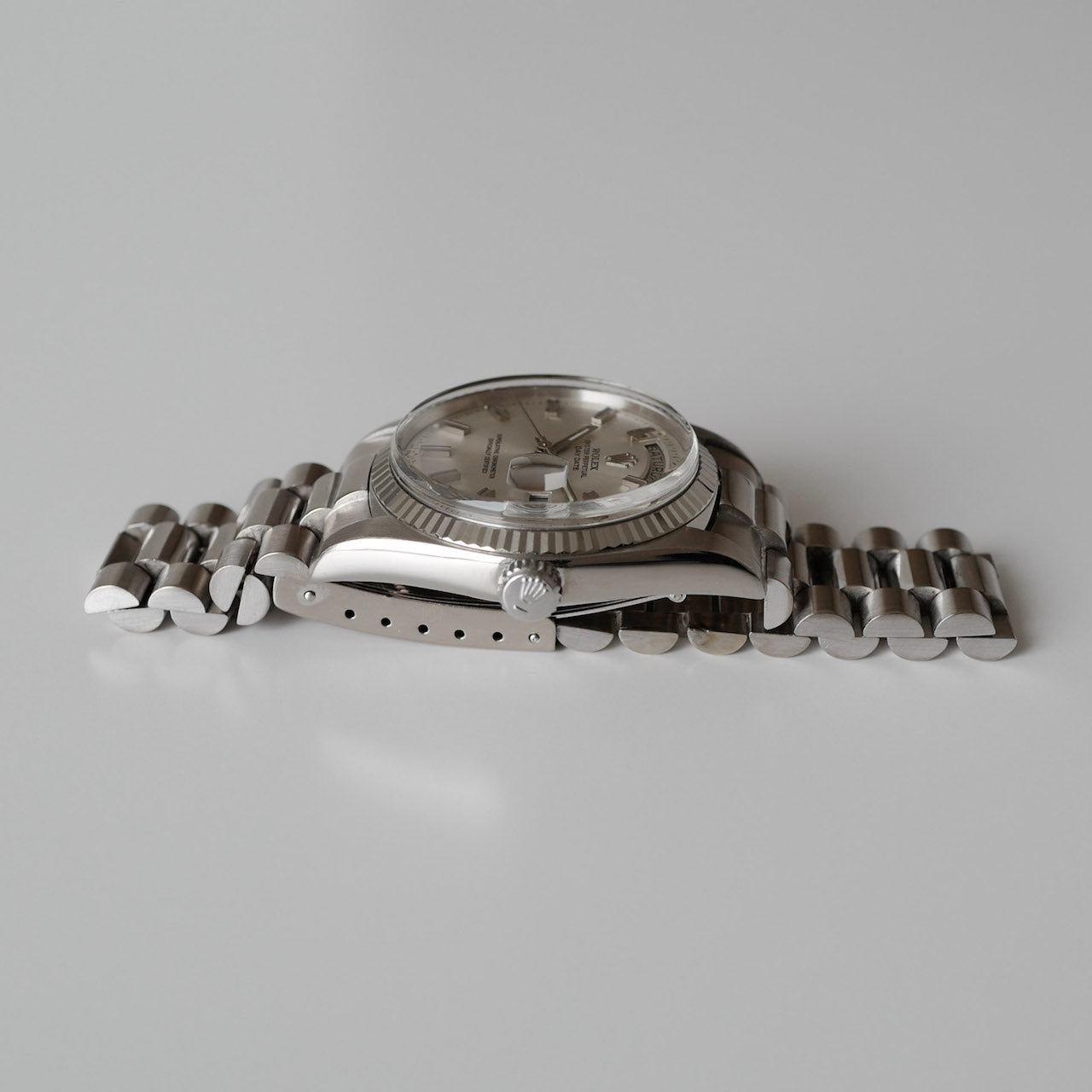 ロレックス/デイデイト/ワイドボーイ/18Kホワイトゴールド/ROLEX DAY-DATE "Wide Boy" 18KWG Ref.1803/9 1973y