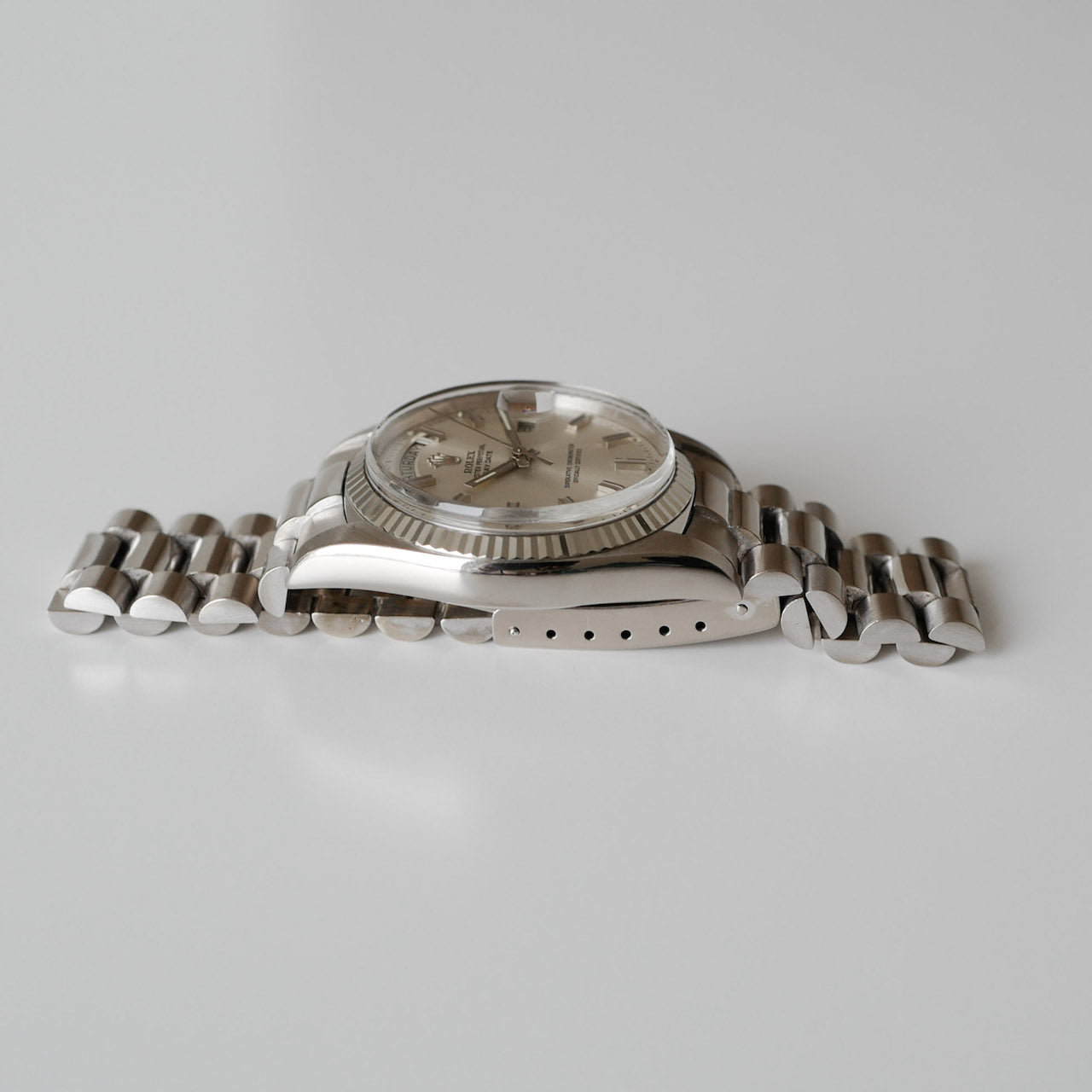 ロレックス/デイデイト/ワイドボーイ/18Kホワイトゴールド/ROLEX DAY-DATE "Wide Boy" 18KWG Ref.1803/9 1973y