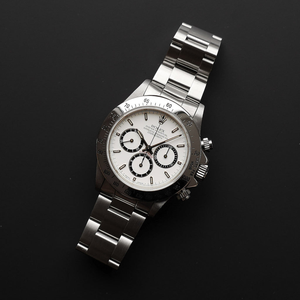 ロレックス/ゼニスデイトナ/Mk2,4ライン/OH証明書/ROLEX ZENITH DAYTONA Ref.16520L "4 Line Dial" 200タキ 1989y