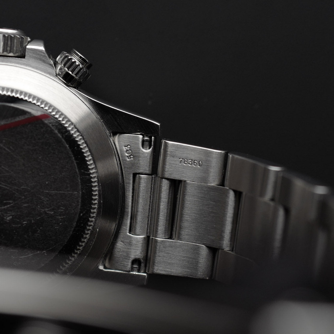 ロレックスデイトナ16520/Mk2,4ライン/逆6シングルバックル/OH証明書/ROLEX DAYTONA Ref.16520L "4 Line Dial" 200タキ 1989y