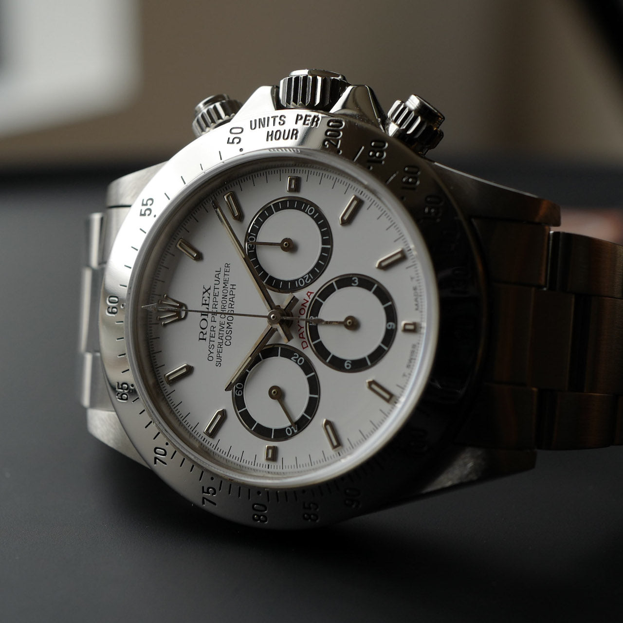 ロレックス/ゼニスデイトナ/Mk2,4ライン/OH証明書/ROLEX ZENITH DAYTONA Ref.16520L "4 Line Dial" 200タキ 1989y