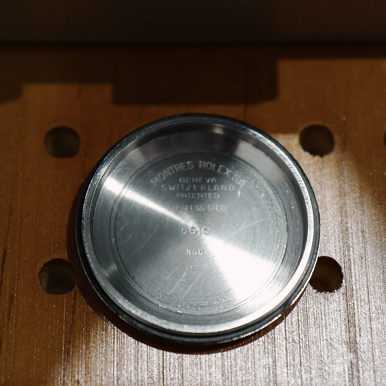 ロレックス/エクスプローラー1グロッシーダイヤル6610/ミニッツサークル/ROLEX EXPLORER 1 Ref.6610 "Gilt Dial" 1957y